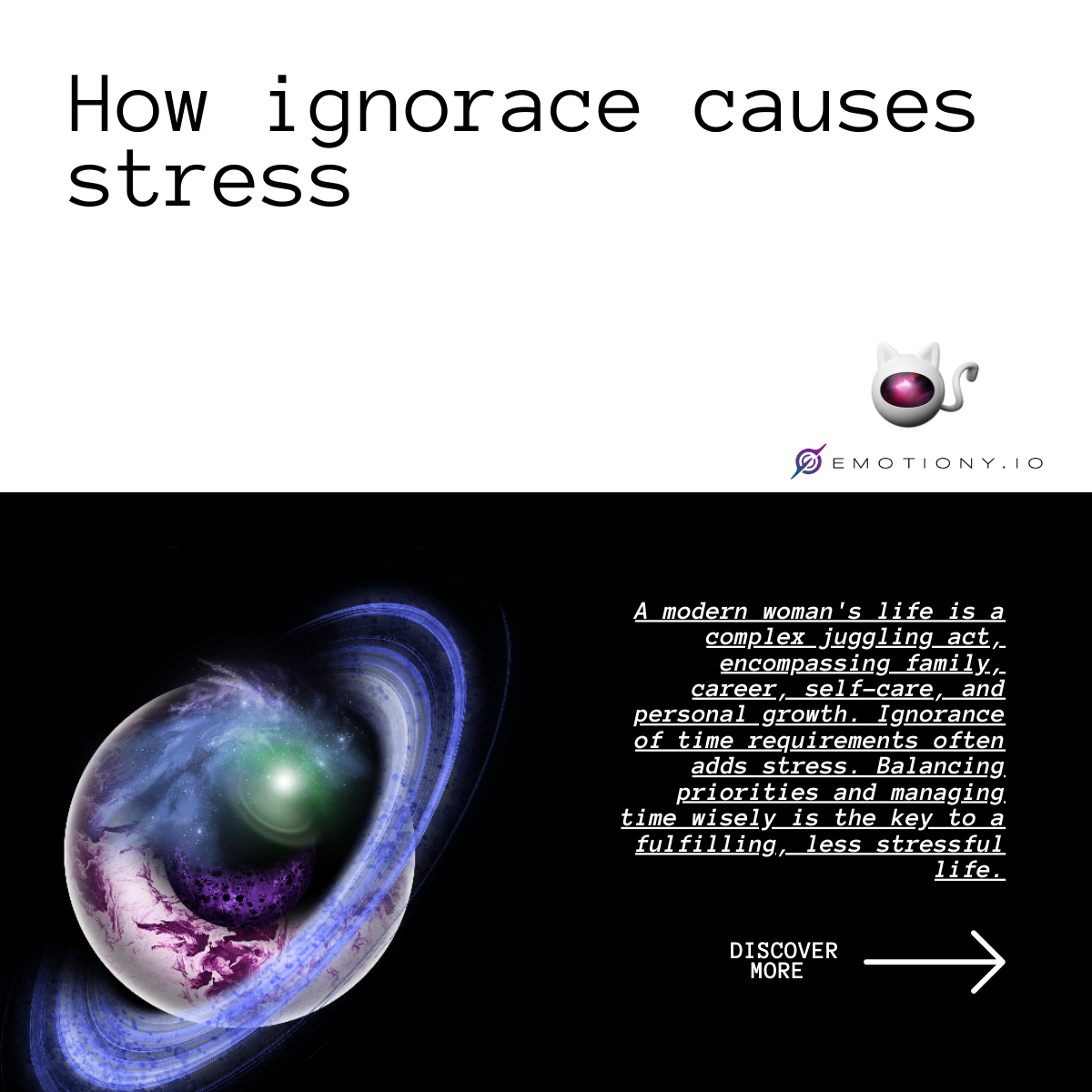 How ignorace causes stress